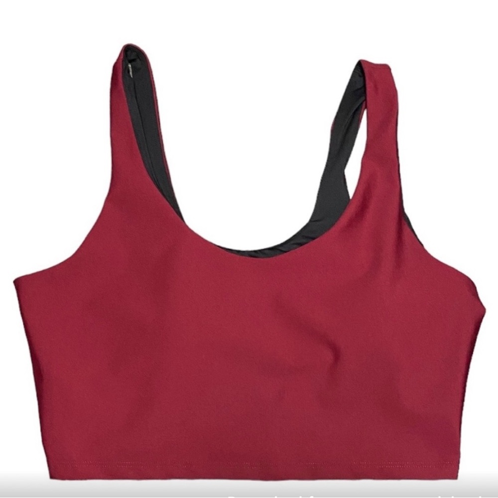 Johnny Was Calme Endure Sports Bra in Scarlet Red NWT
